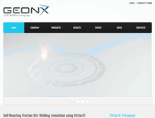 Tablet Screenshot of geonx.com